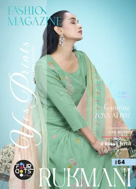 Rukmini By Fourdots Muslin Ladies Designer Salwar Suits Wholesale Market In Surat
